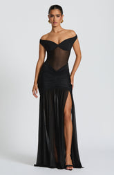 Alaia Maxi Dress - Black Dress Babyboo Fashion Premium Exclusive Design